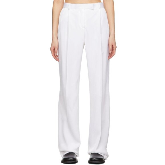 AYA MUSE Turin Trousers in White - Picture 2 of 7